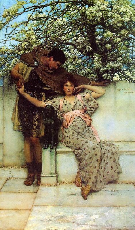 Alma Tadema Promise of Spring oil painting image